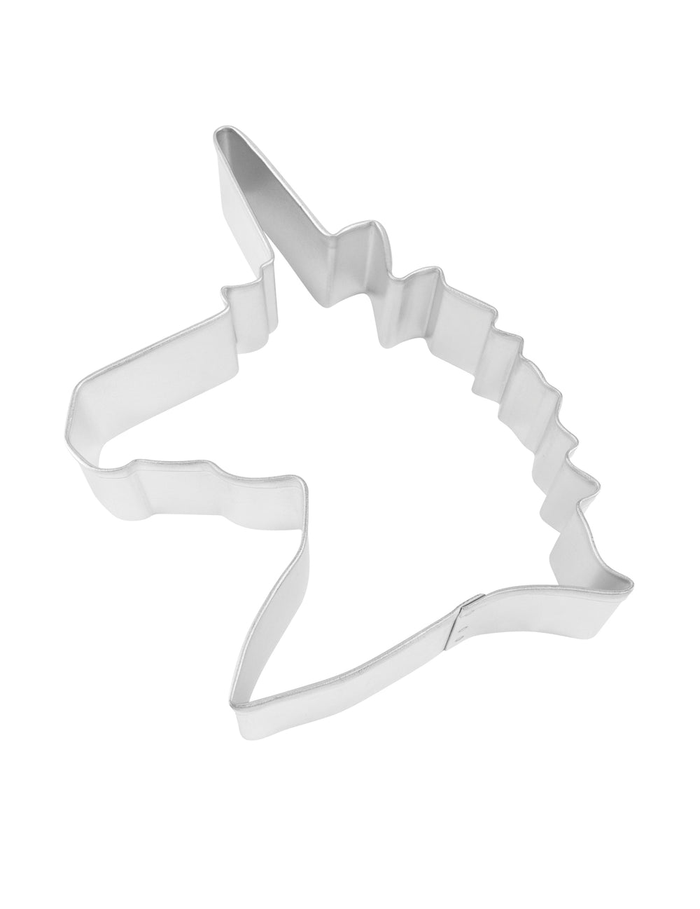Vue de profil de l'emporte-pièce tête de licorne