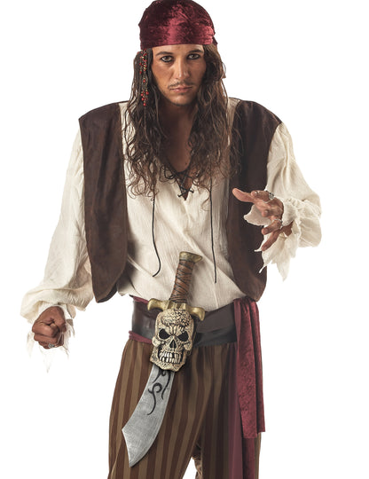 Plastični piratski meč z lobanjo