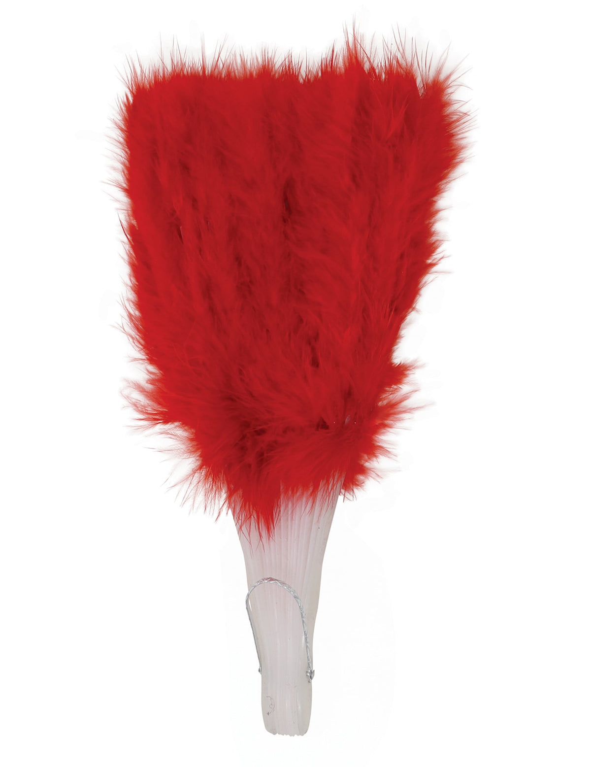 Vue de l'éventail fermé de l'éventail à plumes pour femme