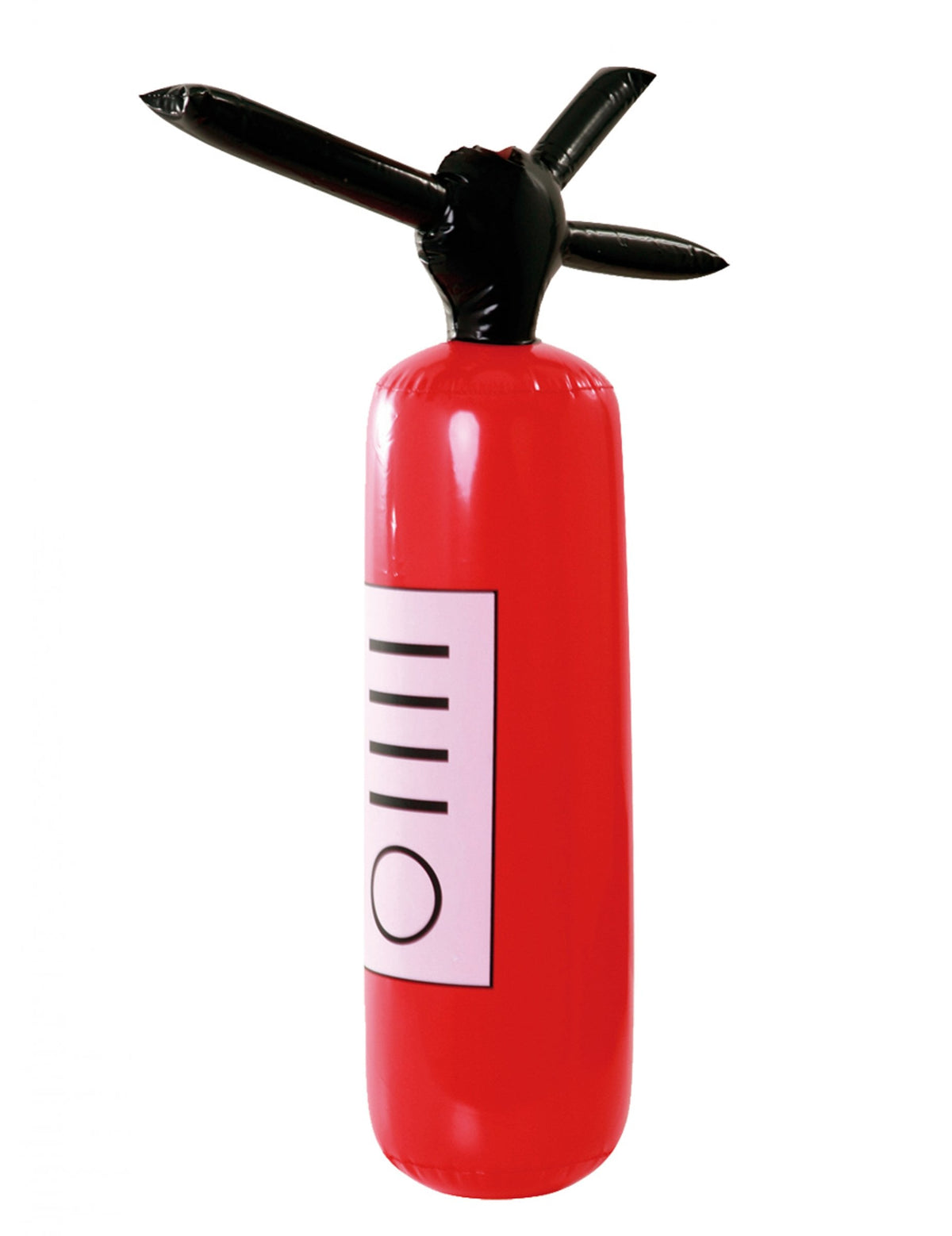 Extincteur gonflable de pompier pour adulte et enfant rouge et noir