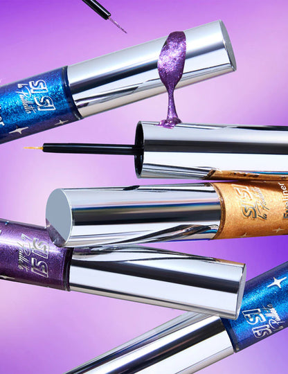 Bleščeč eyeliner električno modre barve - Si si la paillette™