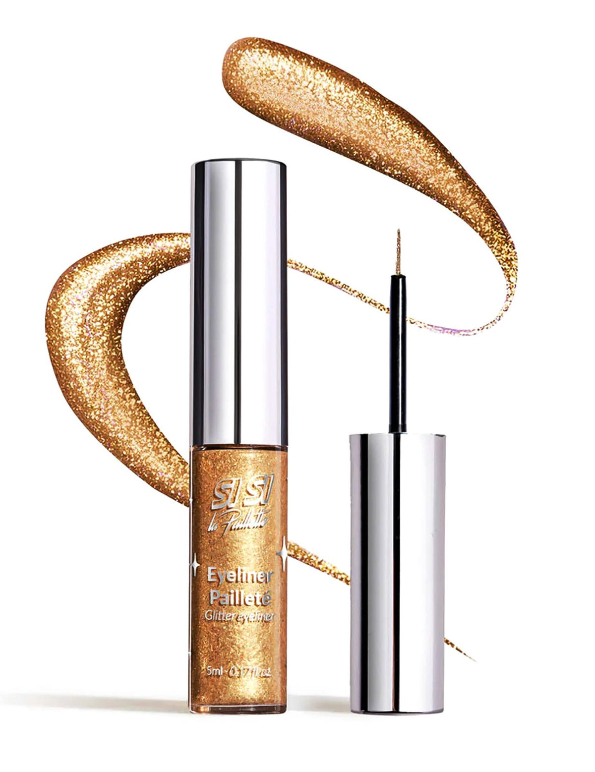 Bleščeč ali kovinski eyeliner - Si si la paillette™