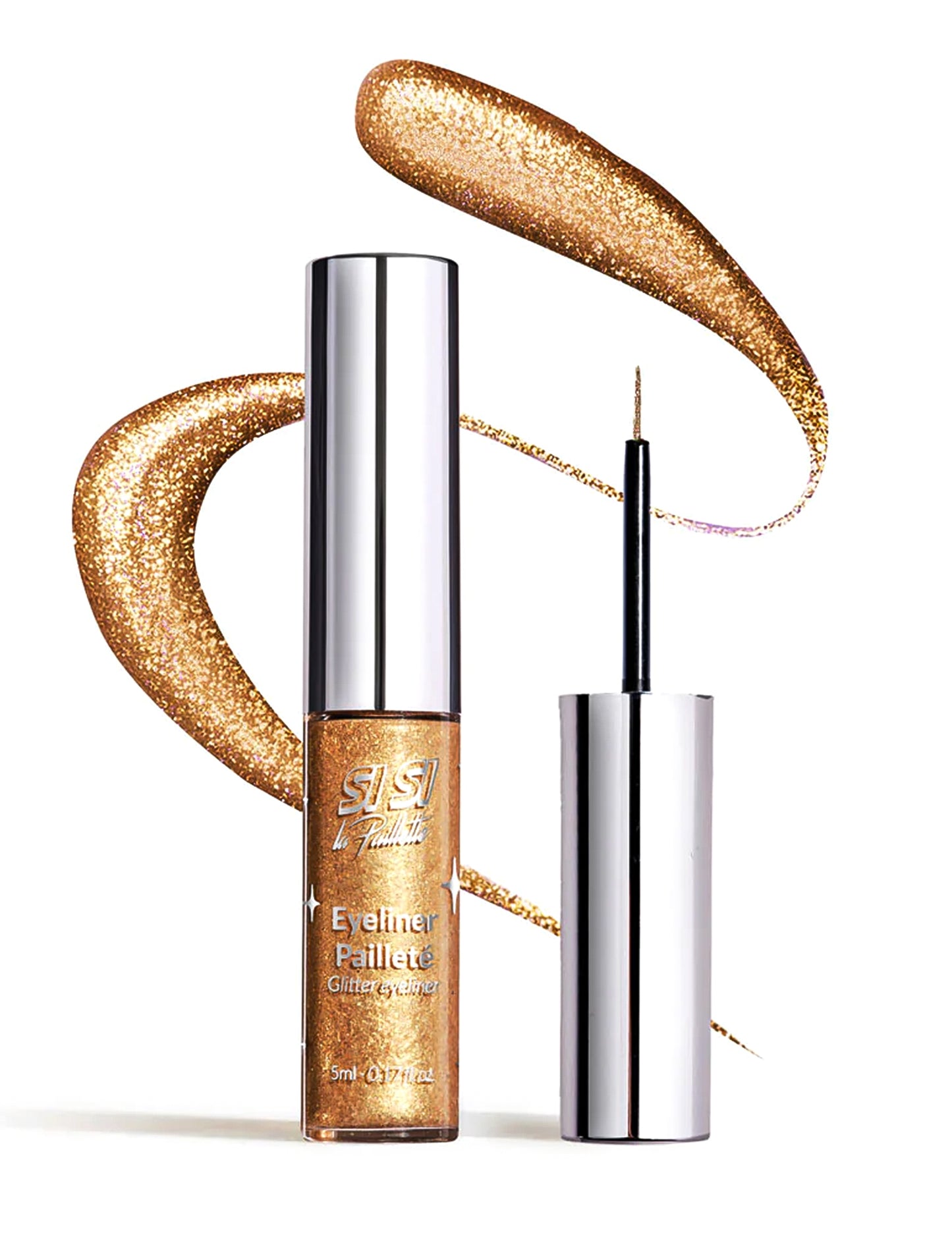 Bleščeč ali kovinski eyeliner - Si si la paillette™