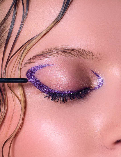 Vijoličen bleščeč eyeliner - Si si la paillette™