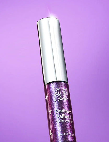 Vijoličen bleščeč eyeliner - Si si la paillette™