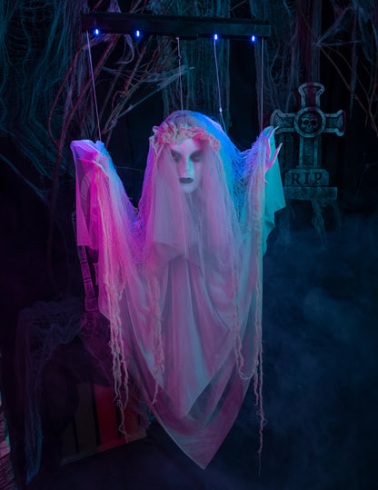 Grozljiv plavajoči duh 120 cm