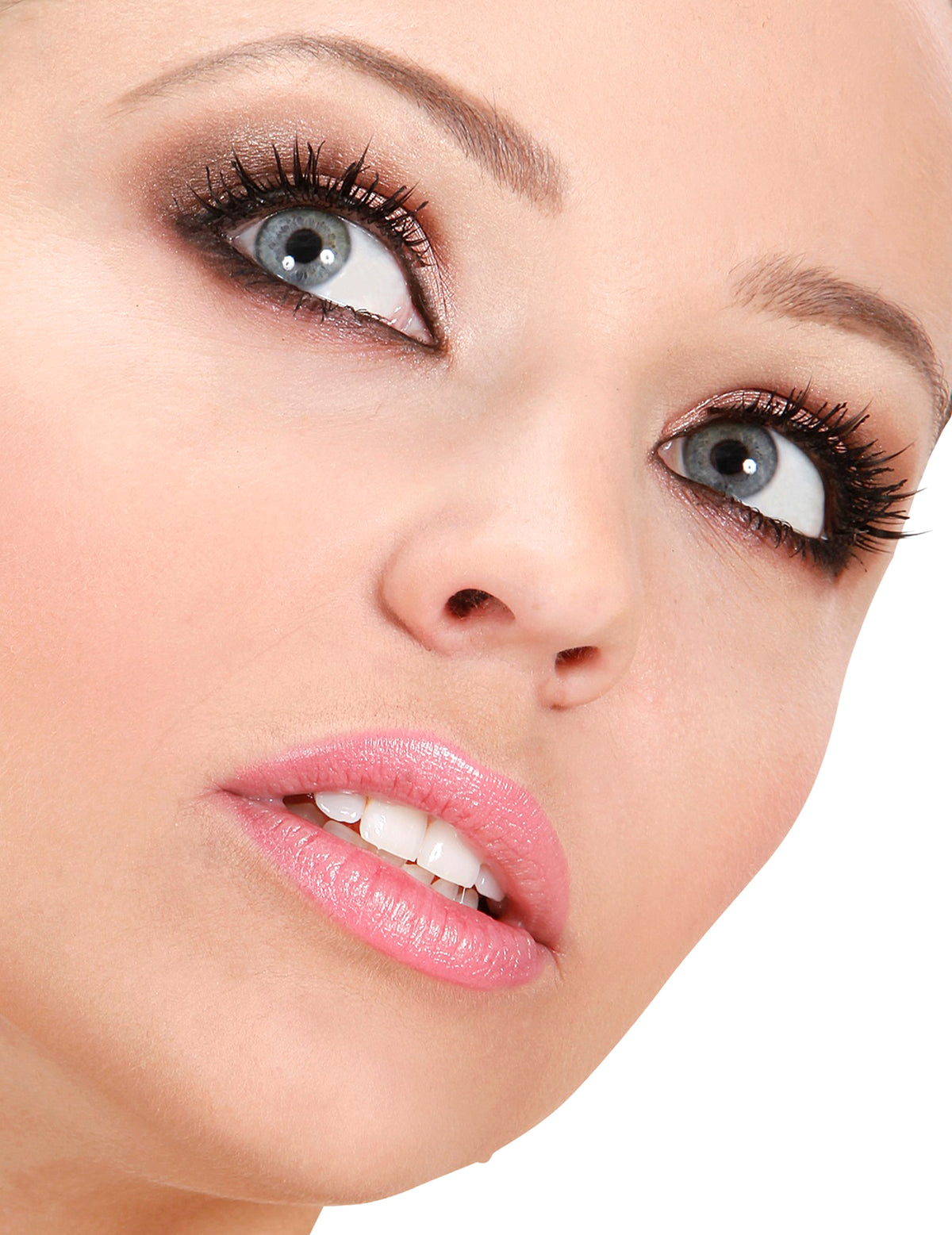 Faux cils a pointes noirs adulte