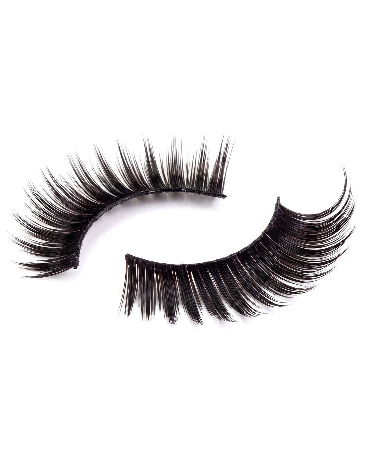 Faux cils allongés noirs adulte