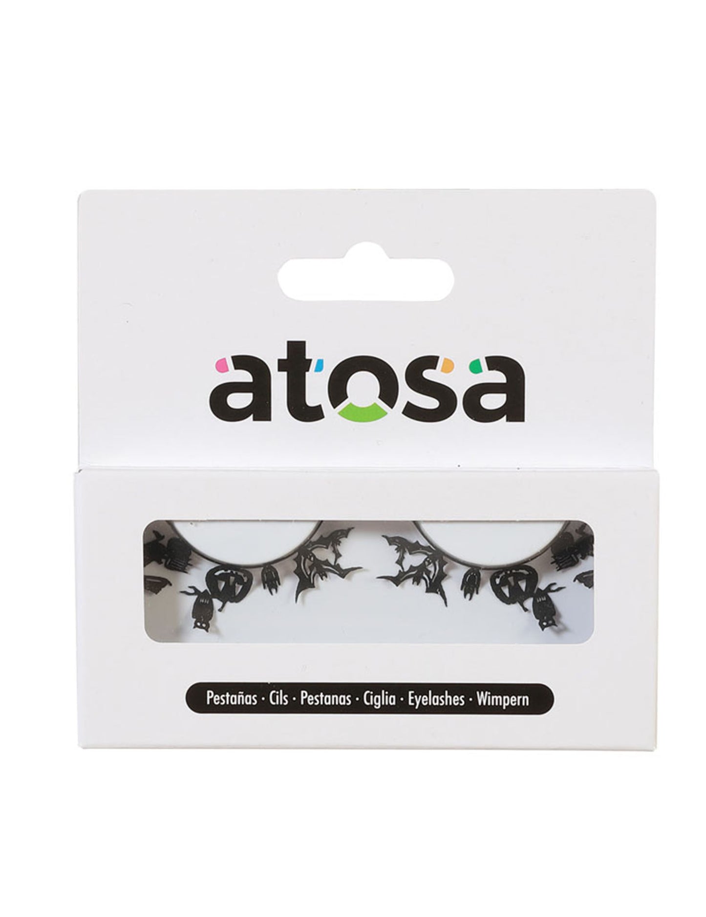 Umetne trepalnice za odrasle z napisom Halloween (domiselne umetne trepalnice)