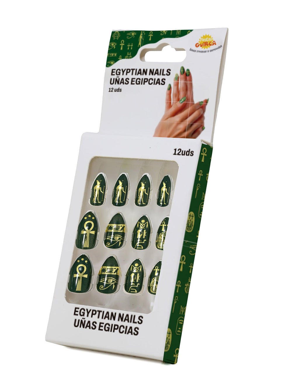 Emballage des faux ongles adhésifs Egyptiens