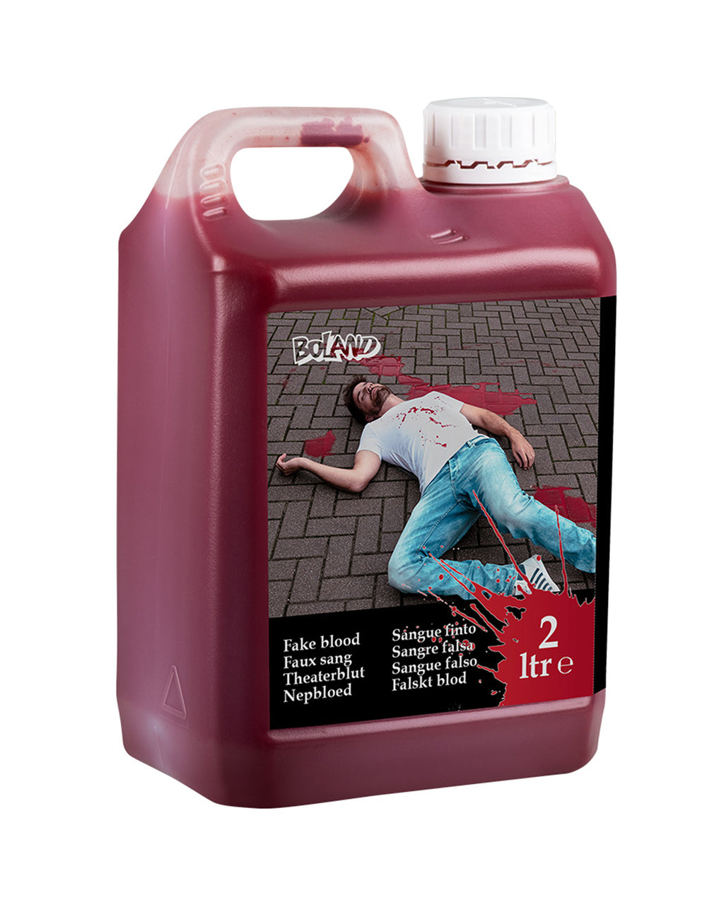 Faux sang pour textile Halloween pour adulte rouge 2 L