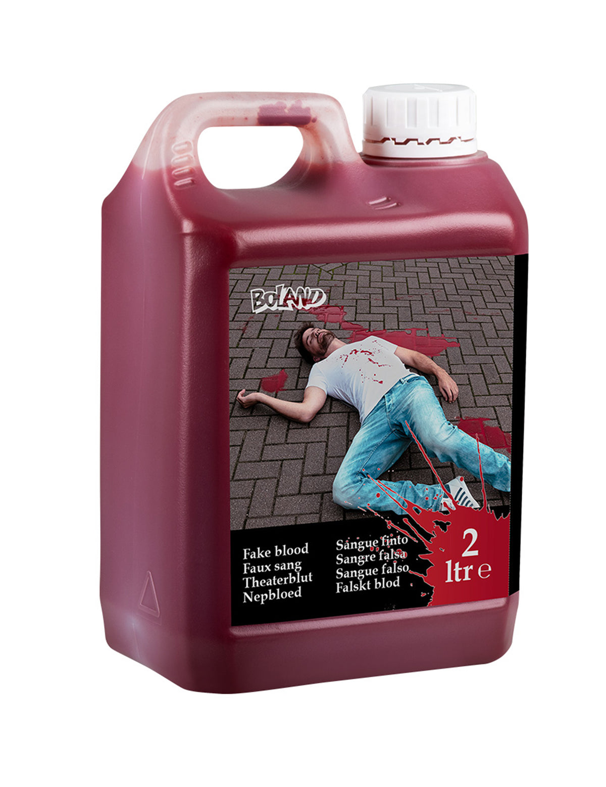 Faux sang pour textile Halloween pour adulte rouge 2 L