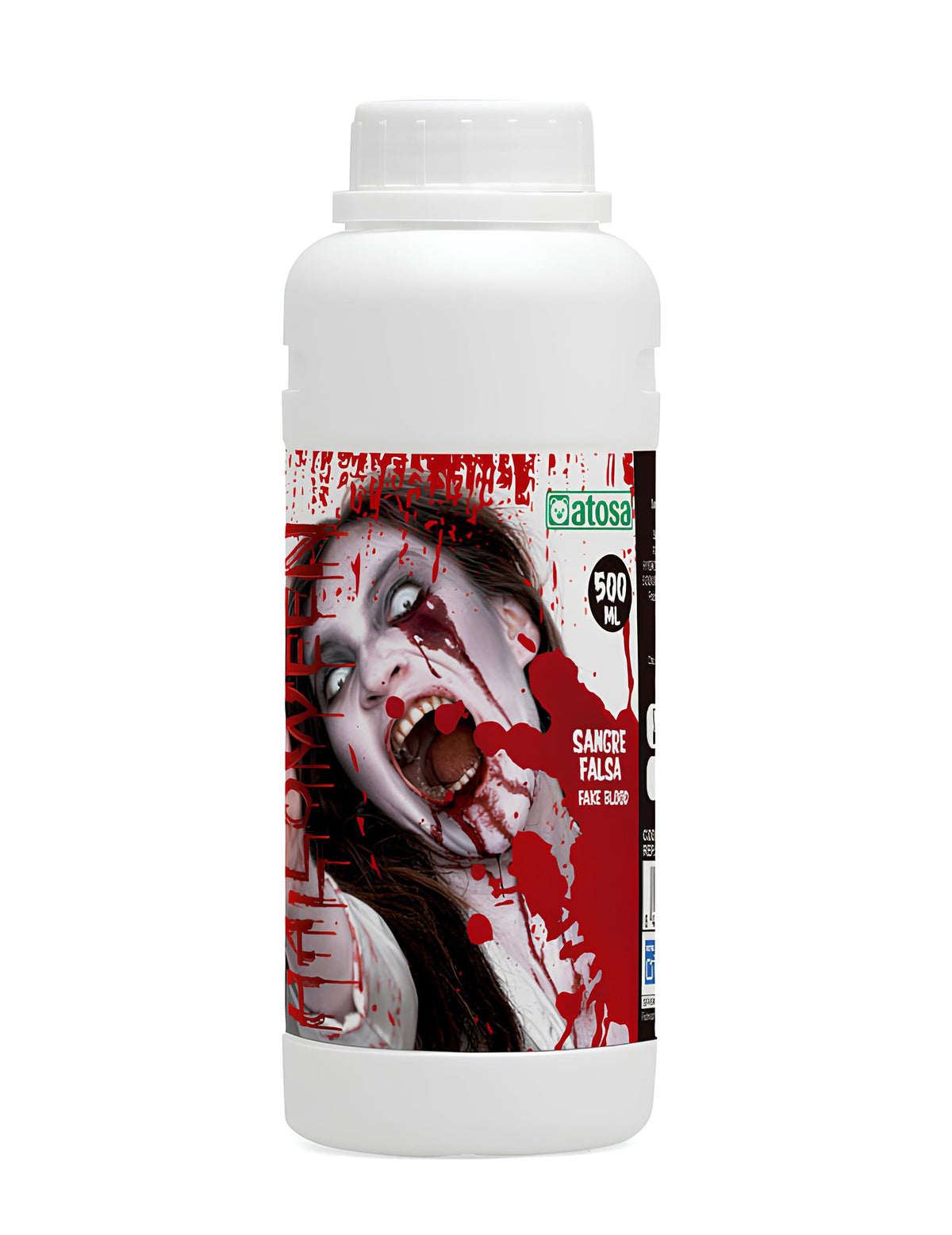 Faux sang Halloween pour adulte rouge 500 ml