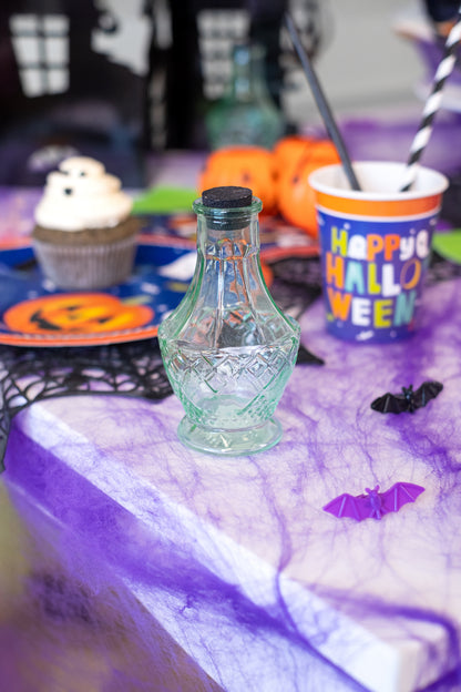 Zelena steklena viala 11,5 cm