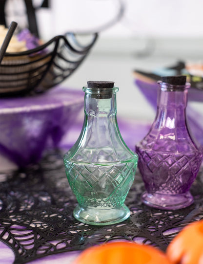 Zelena steklena viala 11,5 cm