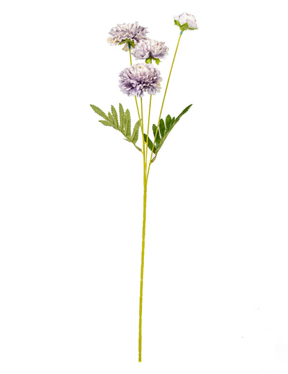 Umetni cvetovi lila cinije na steblu 61 cm rustikalna dekoracija