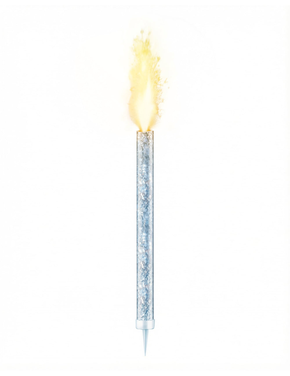 Grande fontaine scintillante dorée pour fête 20 cm durée 90 secondes