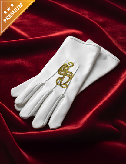 Luksuzne vezene rokavice za odrasle s svetim Nikolajem