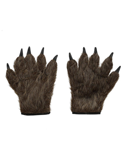 Vue du dos des gants mains de monstre Halloween