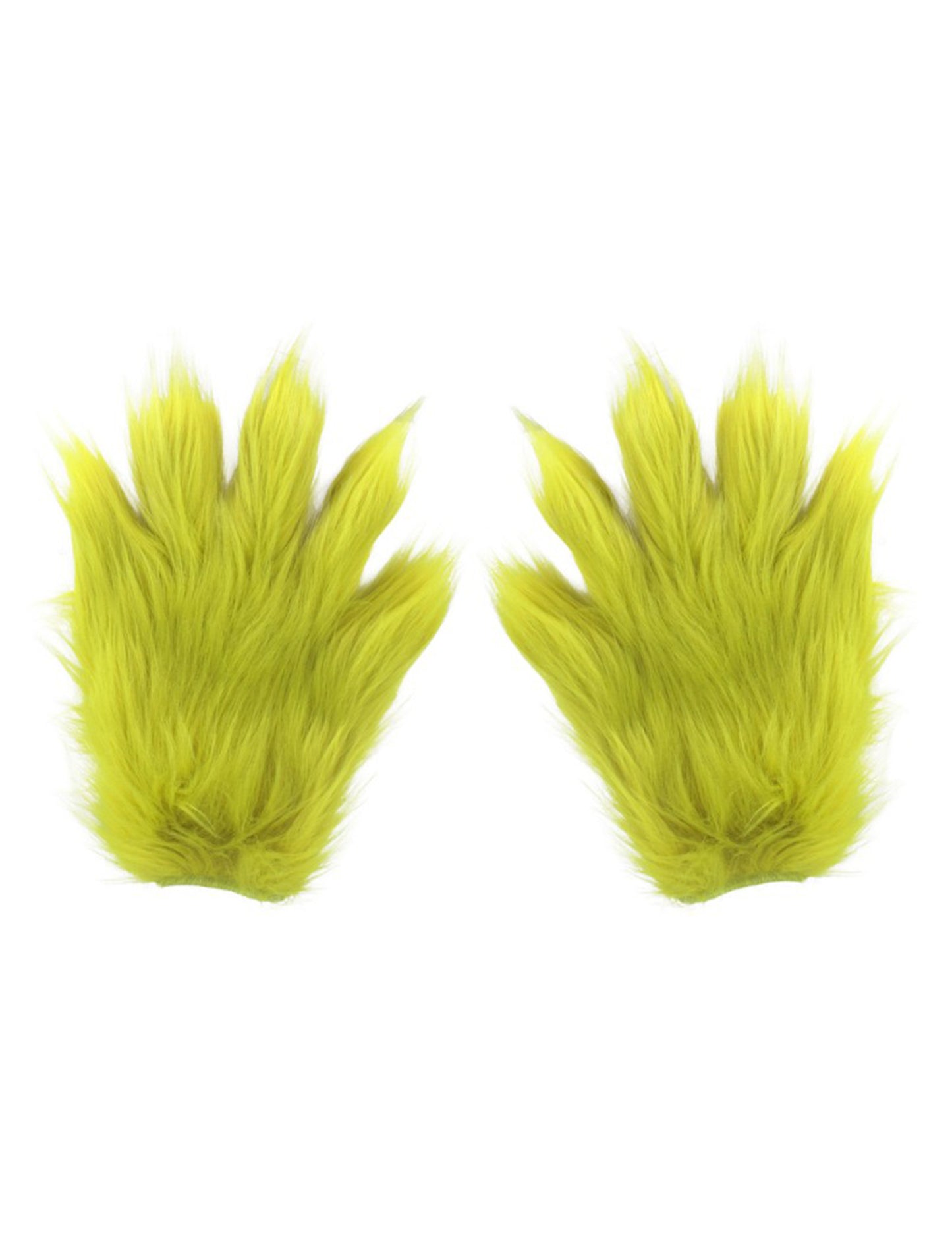 Kosmate rokavice, odrasli Grinch