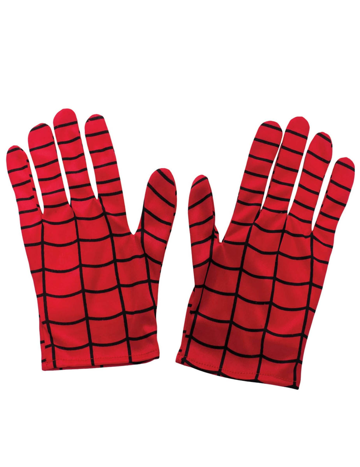 rokavice Spiderman za otrok rdeče z motivom črna pajkove mreže