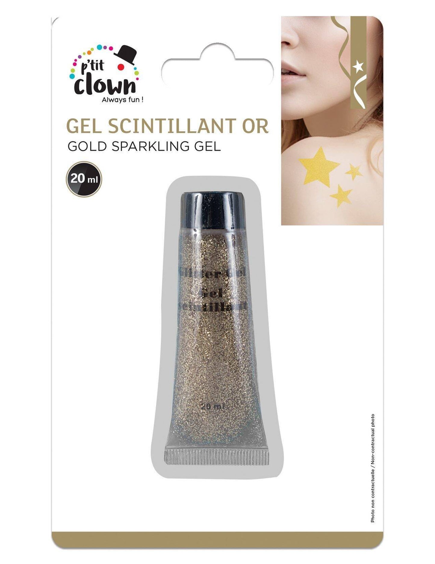 Zlata bleščica gel 20 ml