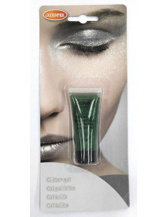 Gel à paillettes de maquillage pour adulte vert