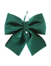 Grand nud papillon en velours vert sapin 26 x 30 cm