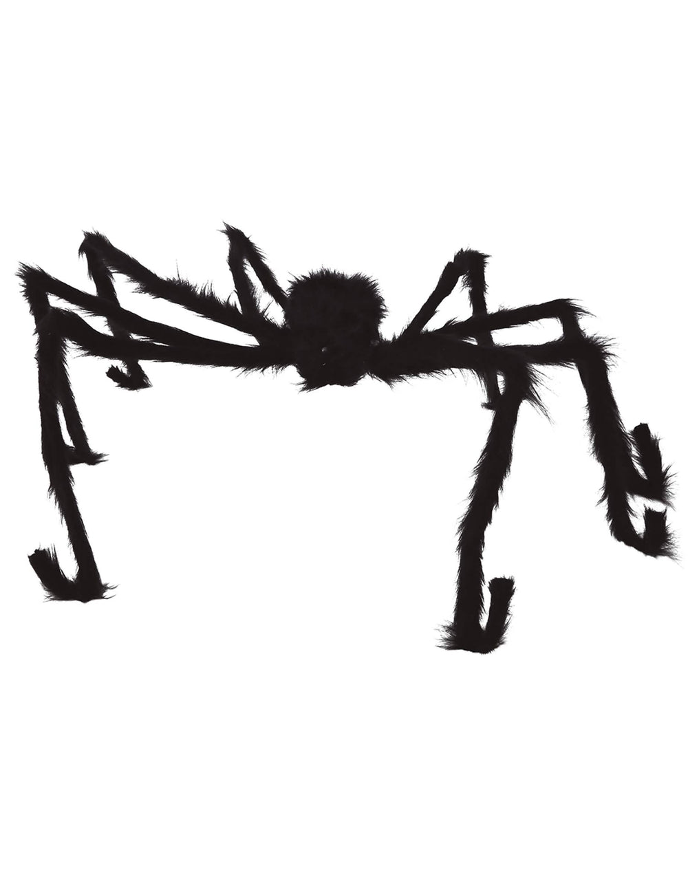 Pogled od spredaj na veliko halloween pajka za dekoracijo