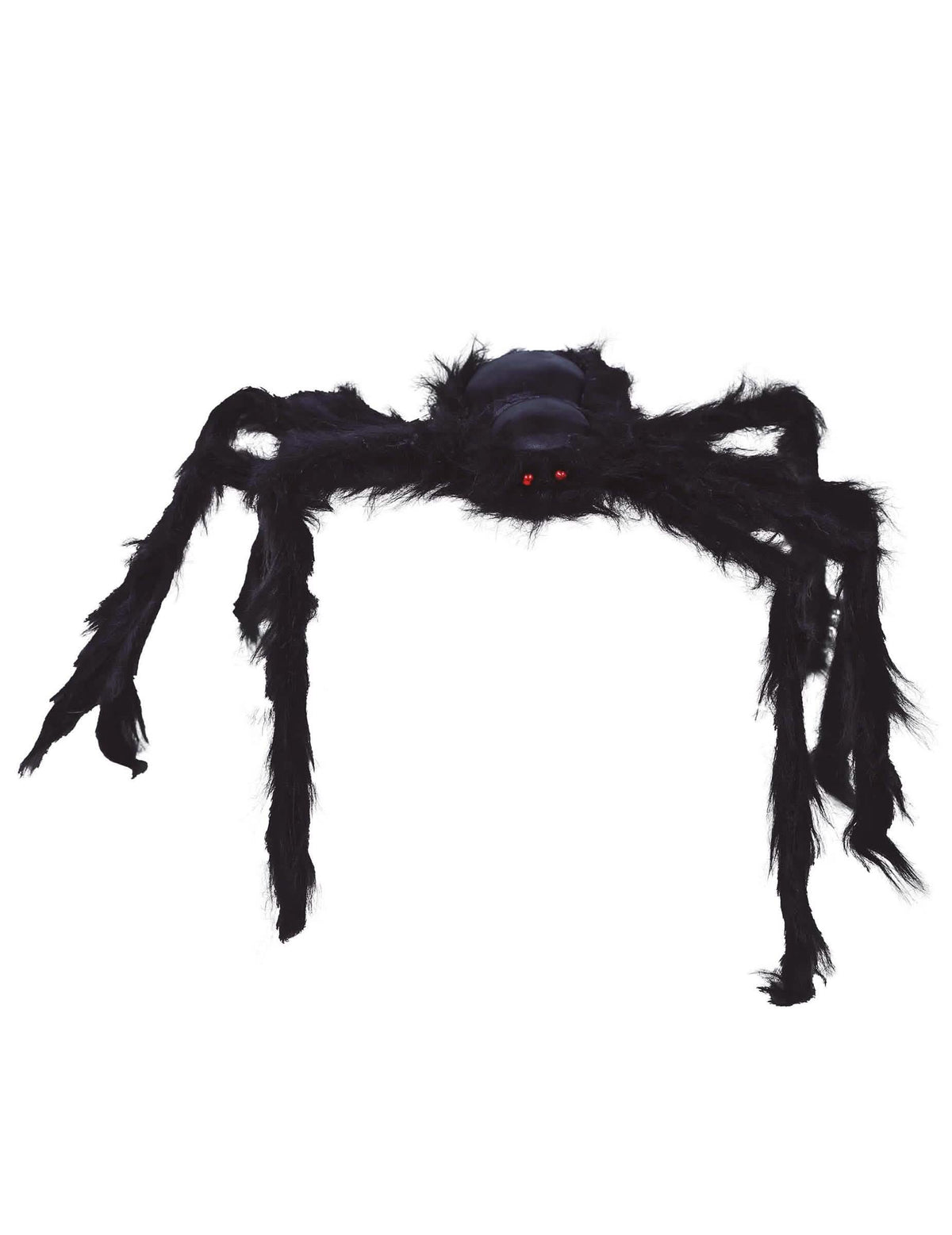 Pogled s profila na veliko halloween pajka za dekoracijo