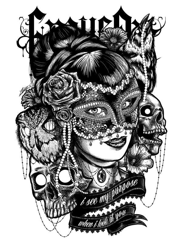 Ženski črno-beli top brez rokavov