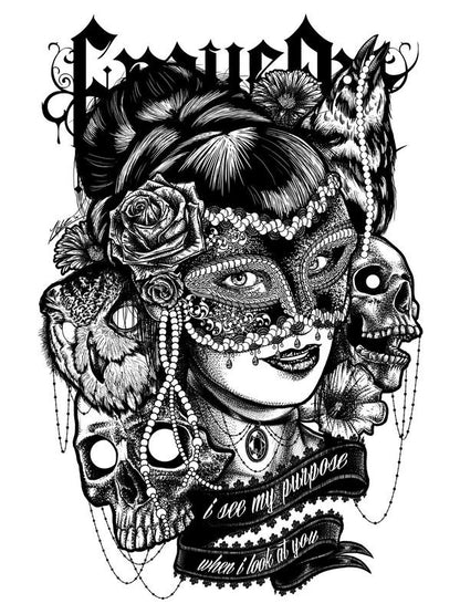 Ženski črno-beli top brez rokavov