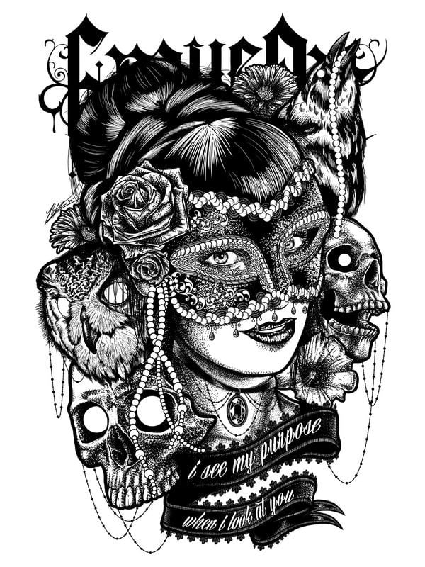 Ženski črno-beli top brez rokavov