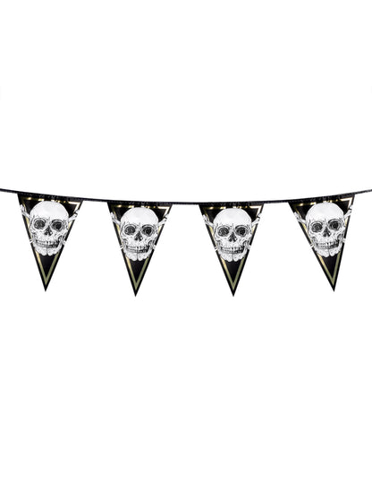 Garland 10 plastični plastični gusarski Jolly Roger 30 x 20 cm