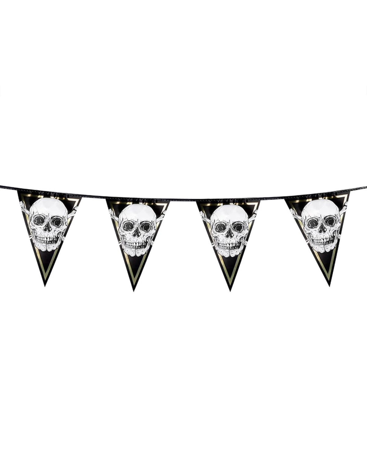 Pregled plastične zastavice venca Pirate Jolly Roger