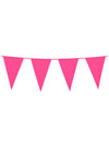 Guirlande à fanions fuchsia pour fête rose fuchsia