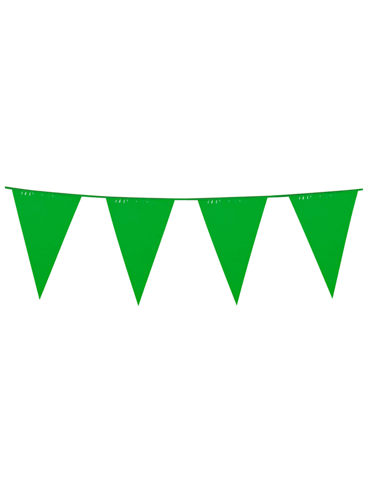 Guirlande à fanions verts pour fête couleur verte