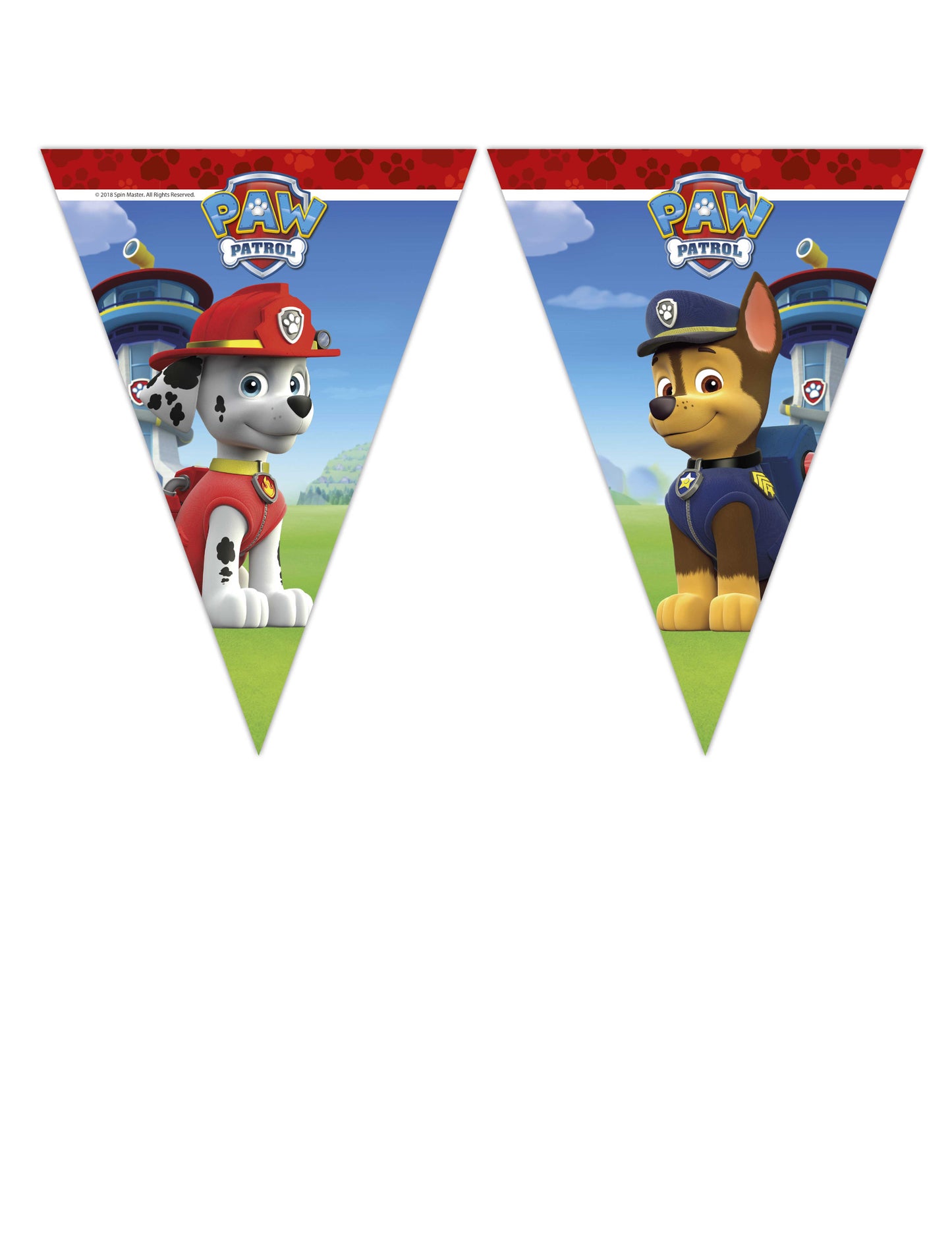 Paw Patrol Ready for Action™ girlanda z 9 zastavicami