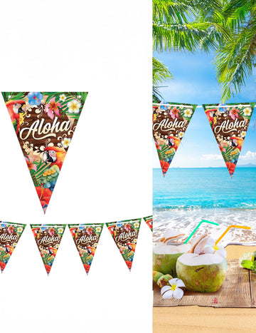 Aloha Havaii Pennant Garland 3 m