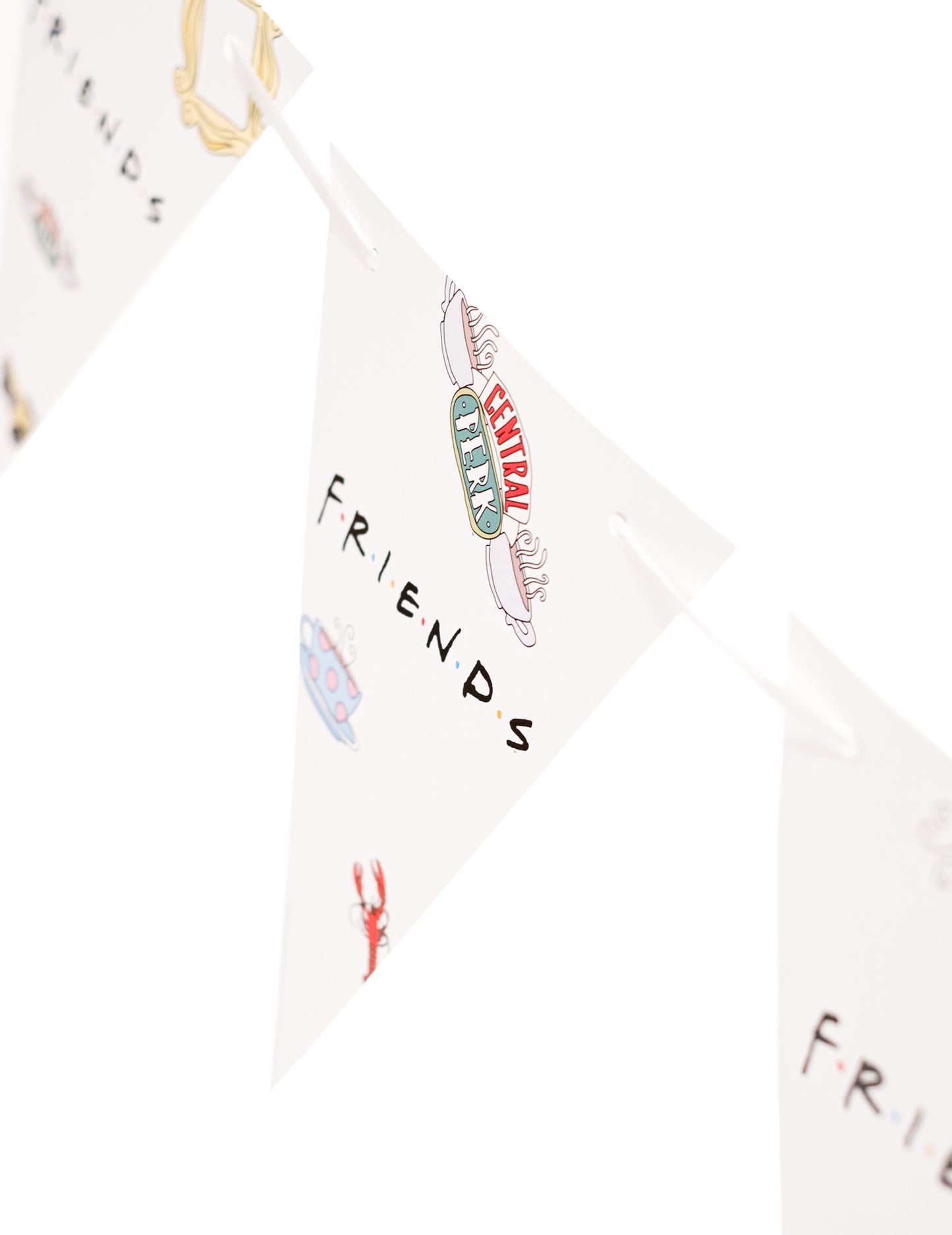 Garland v fanions prijatelji 2m