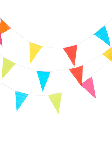 Večbarvni papir zastavico 10 m