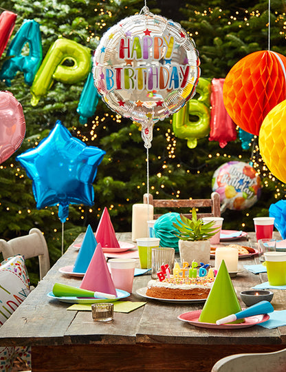 Guirland Aluminium Ballons Happy Birthday Multicolor 41 cm