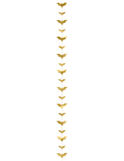 Kovinski zlati bat Garland 150 x 11 cm