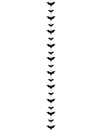 Črna netopir Garland 150 x11 cm