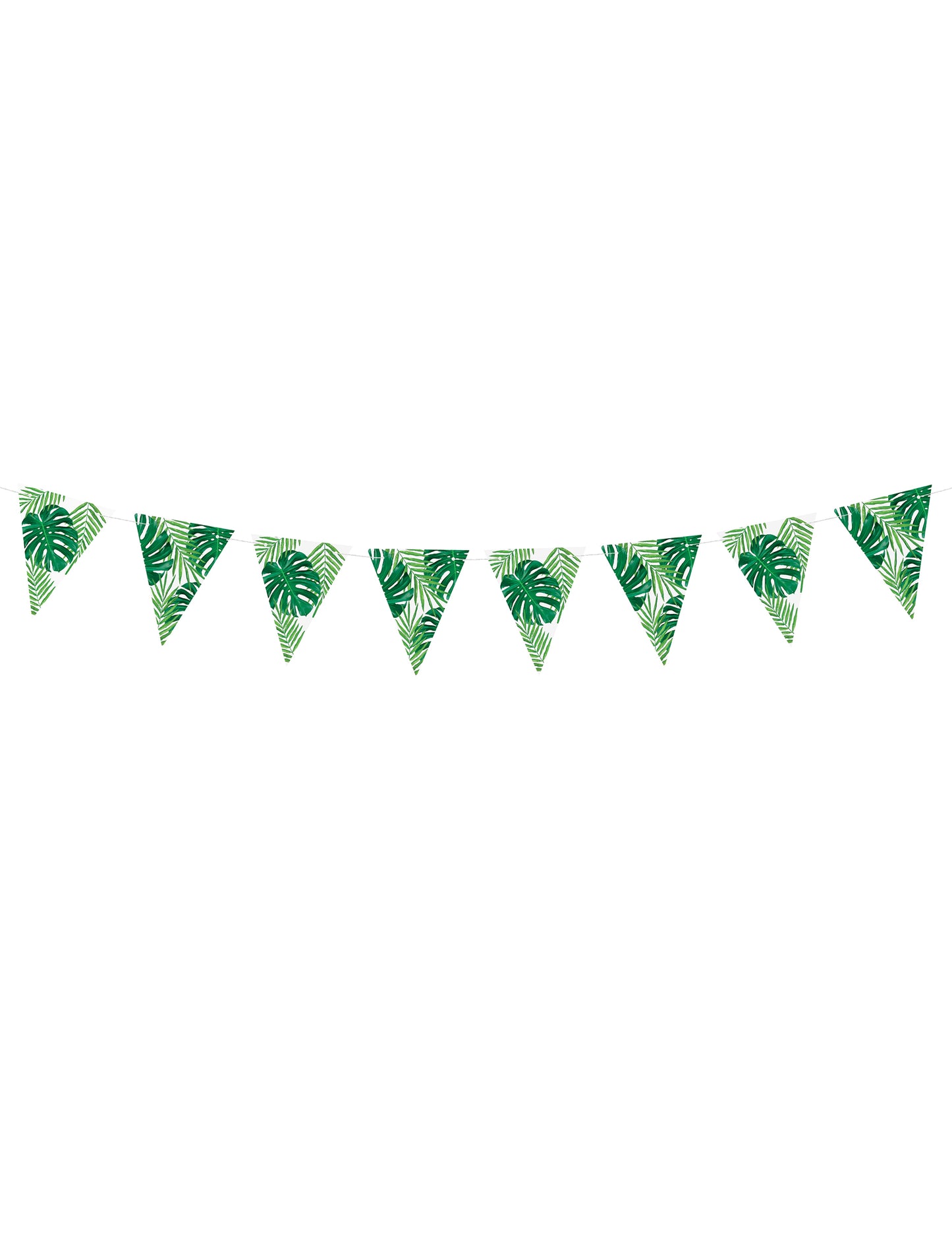Tropski listi karton za Pennant Garland 15 cm x 1,3 m