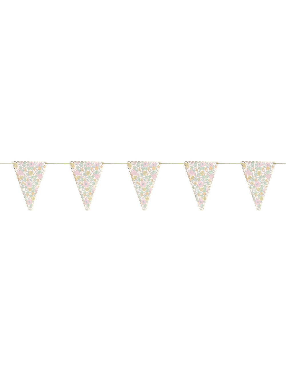 zastavica shabby z liberty rožami za zabavo pisano pastelno