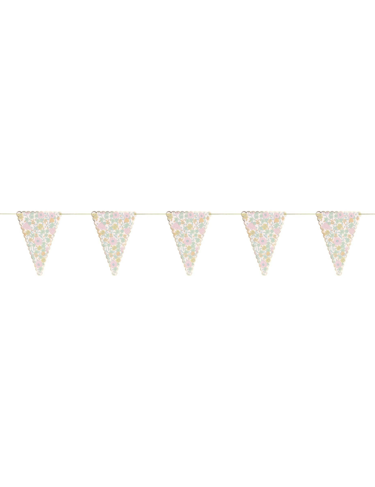zastavica shabby z liberty rožami za zabavo pisano pastelno