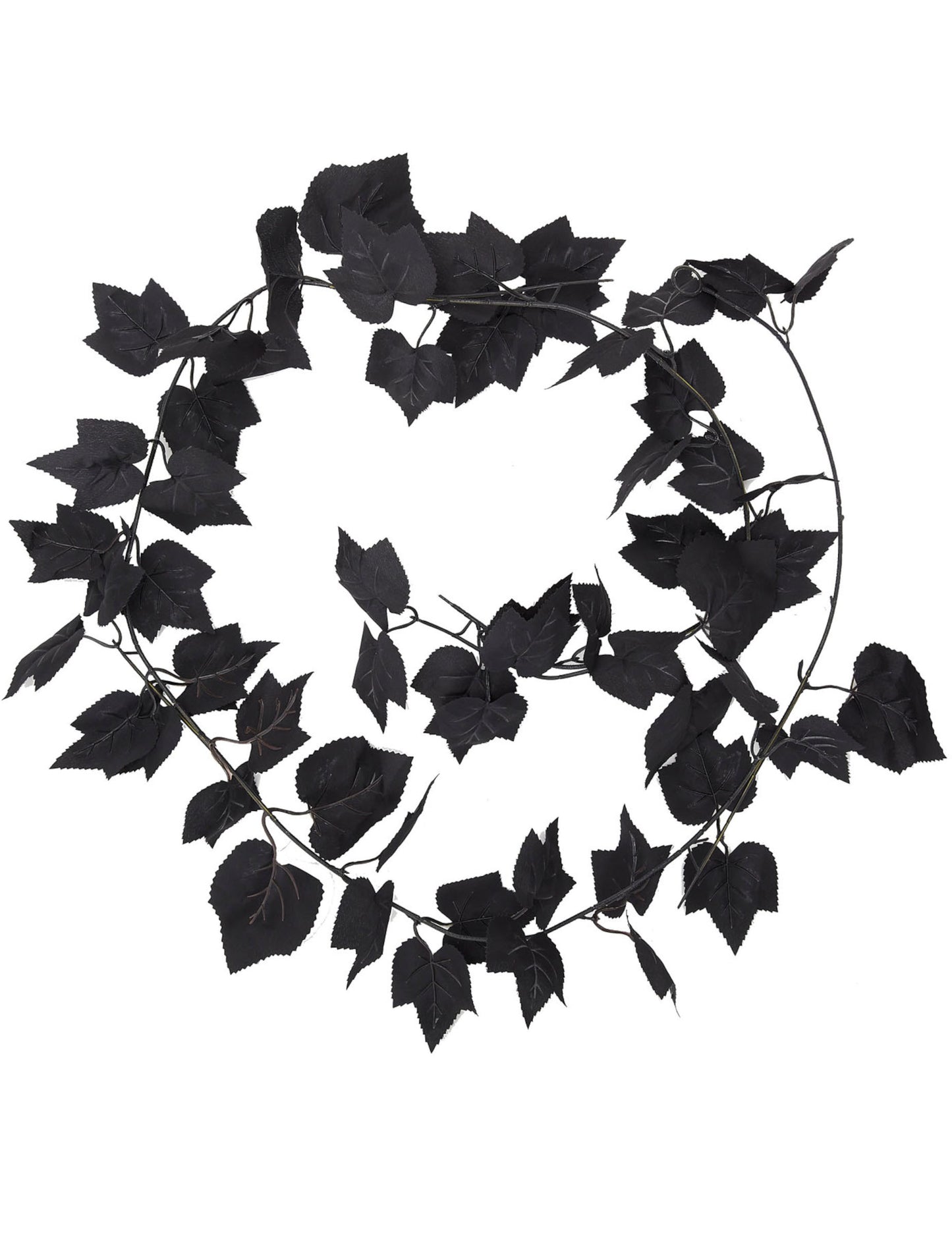 Guirlande de feuilles d'érables noires 1,8m décoration d'halloween