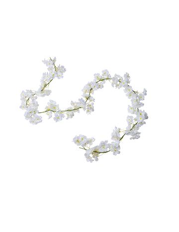 1,80 m beli venec iz češnjevih cvetov za poroko