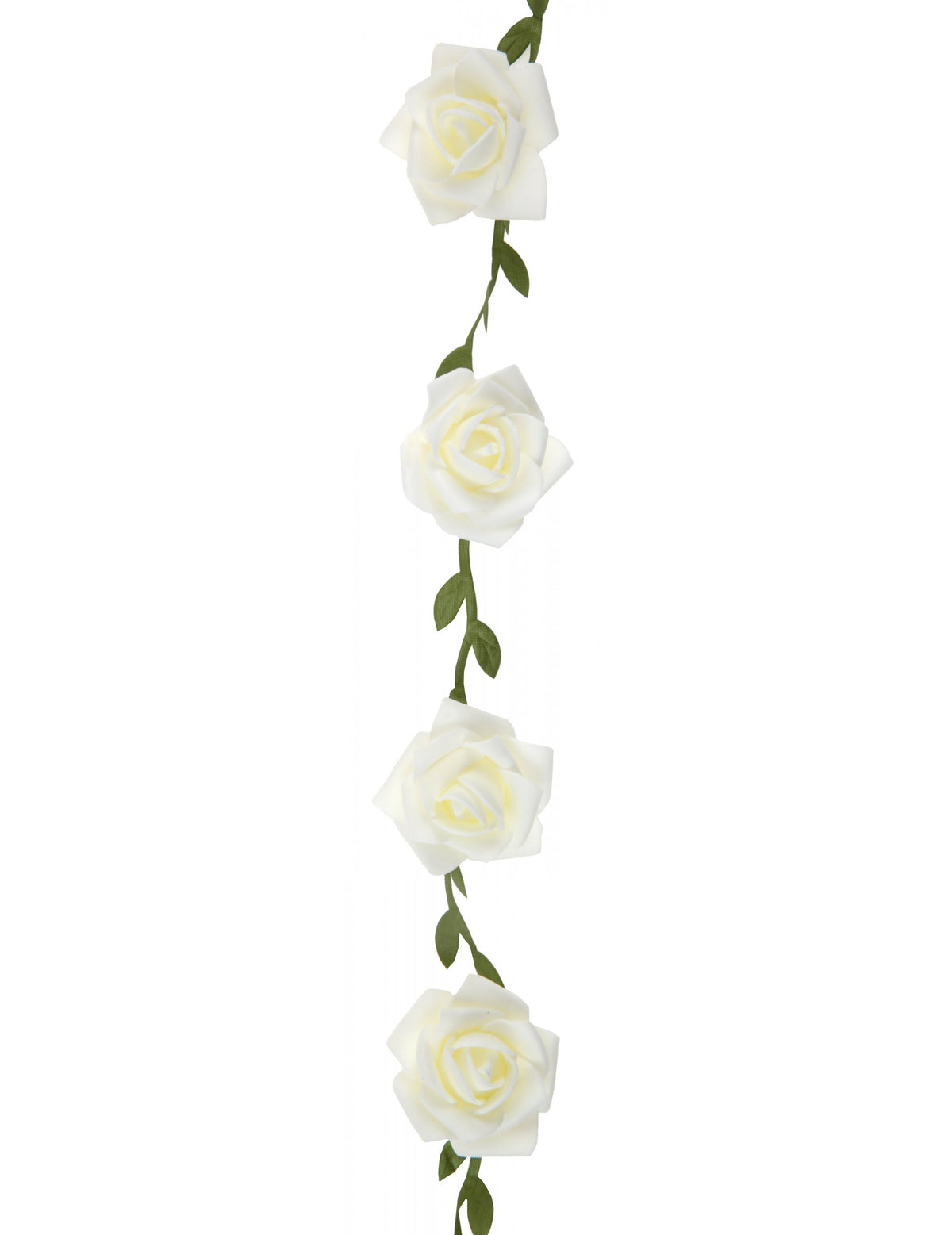 Guirlande de roses mariage pour décoration blanches